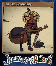 Series 1 - Card 5 of 6 - The Old Spiderlady