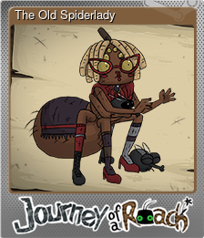 Series 1 - Card 5 of 6 - The Old Spiderlady