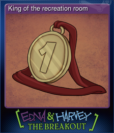 Series 1 - Card 2 of 7 - King of the recreation room