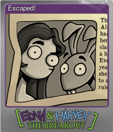 Series 1 - Card 6 of 7 - Escaped!