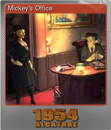 Series 1 - Card 4 of 8 - Mickey's Office