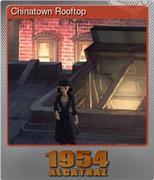 Series 1 - Card 5 of 8 - Chinatown Rooftop