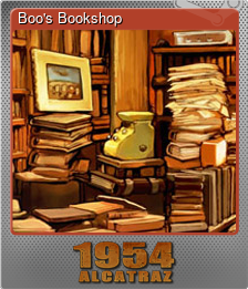 Series 1 - Card 8 of 8 - Boo's Bookshop
