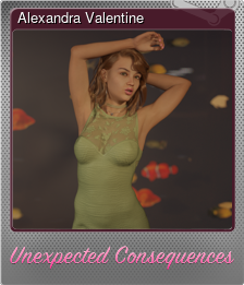 Series 1 - Card 6 of 9 - Alexandra Valentine