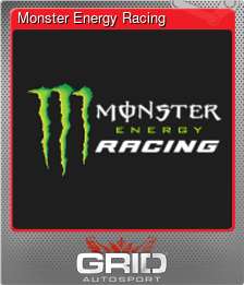 Series 1 - Card 7 of 10 - Monster Energy Racing