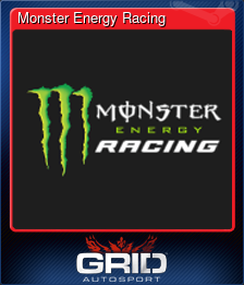 Series 1 - Card 7 of 10 - Monster Energy Racing