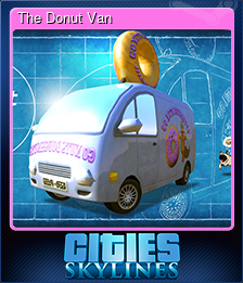 Series 1 - Card 1 of 6 - The Donut Van