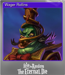 Series 1 - Card 1 of 6 - Wager Rollins