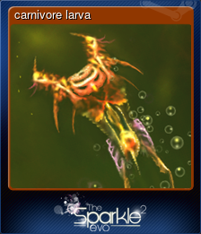 Series 1 - Card 2 of 6 - carnivore larva