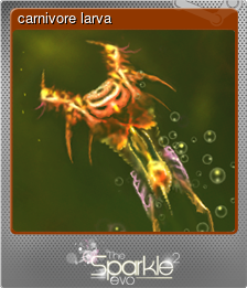 Series 1 - Card 2 of 6 - carnivore larva