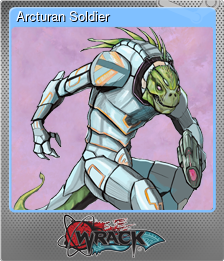 Series 1 - Card 6 of 7 - Arcturan Soldier