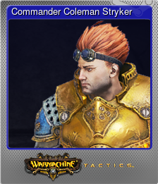 Series 1 - Card 1 of 8 - Commander Coleman Stryker
