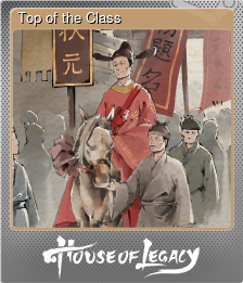 Series 1 - Card 4 of 8 - Top of the Class