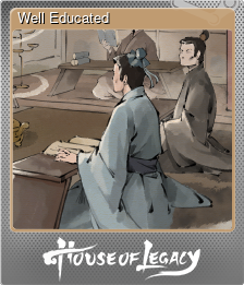 Series 1 - Card 1 of 8 - Well Educated