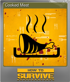 Series 1 - Card 2 of 5 - Cooked Meat