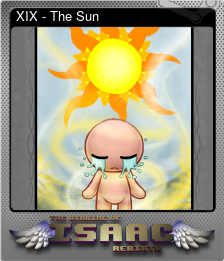 Series 1 - Card 11 of 13 - XIX - The Sun