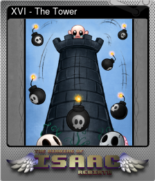Series 1 - Card 8 of 13 - XVI - The Tower