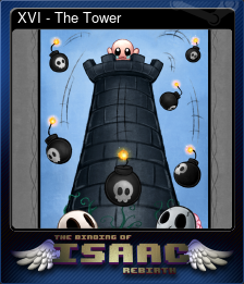 Series 1 - Card 8 of 13 - XVI - The Tower