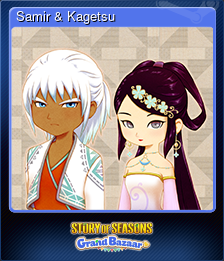 Series 1 - Card 6 of 6 - Samir & Kagetsu