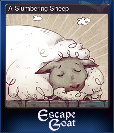 Series 1 - Card 3 of 5 - A Slumbering Sheep