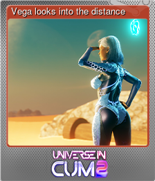 Series 1 - Card 1 of 5 - Vega looks into the distance