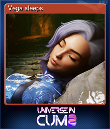 Series 1 - Card 2 of 5 - Vega sleeps