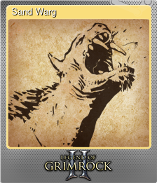 Series 1 - Card 3 of 8 - Sand Warg