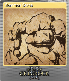 Series 1 - Card 5 of 8 - Summon Stone