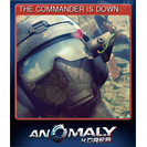 THE COMMANDER IS DOWN