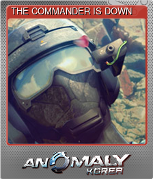 Series 1 - Card 1 of 5 - THE COMMANDER IS DOWN