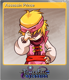 Series 1 - Card 3 of 8 - Assassin Prince