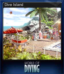 Series 1 - Card 2 of 10 - Dive Island