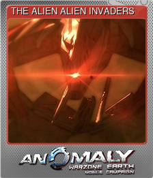 Series 1 - Card 5 of 5 - THE ALIEN ALIEN INVADERS