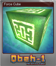 Series 1 - Card 4 of 6 - Force Cube