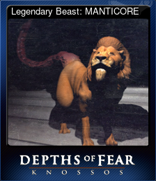 Series 1 - Card 4 of 8 - Legendary Beast: MANTICORE