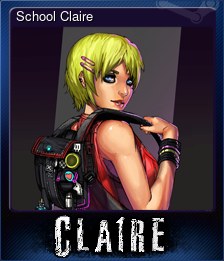 Series 1 - Card 3 of 5 - School Claire