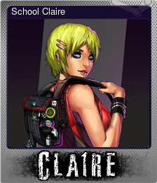 Series 1 - Card 3 of 5 - School Claire