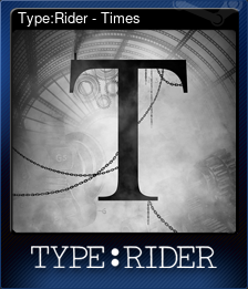 Series 1 - Card 7 of 10 - Type:Rider - Times