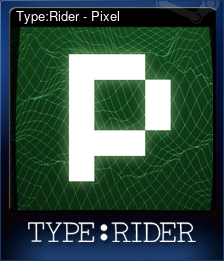 Series 1 - Card 9 of 10 - Type:Rider - Pixel