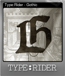 Series 1 - Card 2 of 10 - Type:Rider - Gothic