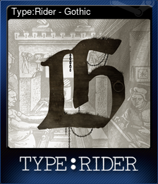 Series 1 - Card 2 of 10 - Type:Rider - Gothic