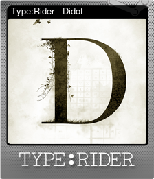 Series 1 - Card 4 of 10 - Type:Rider - Didot
