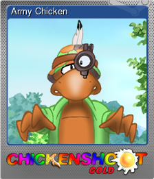 Series 1 - Card 1 of 8 - Army Chicken
