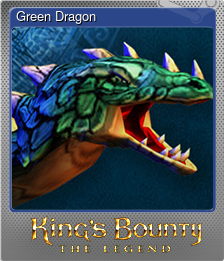 Series 1 - Card 5 of 12 - Green Dragon