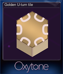 Golden U-turn tile