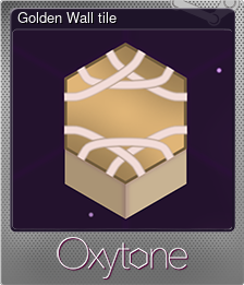 Series 1 - Card 6 of 6 - Golden Wall tile