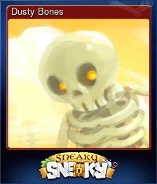 Series 1 - Card 3 of 6 - Dusty Bones