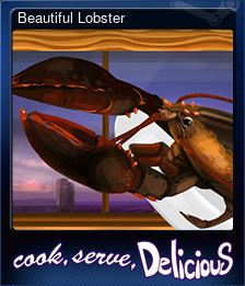 Series 1 - Card 6 of 8 - Beautiful Lobster