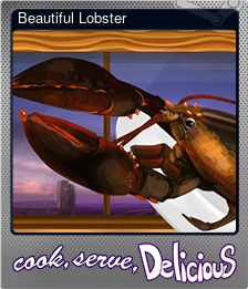 Series 1 - Card 6 of 8 - Beautiful Lobster