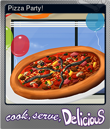 Series 1 - Card 1 of 8 - Pizza Party!